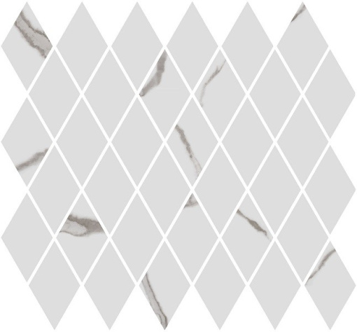 T054/48022 Монте Тиберио мозаичный белый глянцевый 37,5x35x1 декор KERAMA MARAZZI