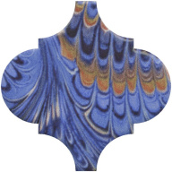 VT/A624/65000 Арабески Венеция синий матовый 6,5x6,5x0,69 декор KERAMA MARAZZI