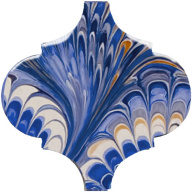 VT/A624/65000 Арабески Венеция синий матовый 6,5x6,5x0,69 декор KERAMA MARAZZI
